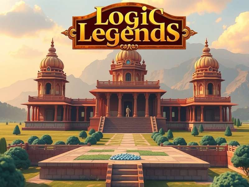 Logic Legends gameplay tips with Indian temple background